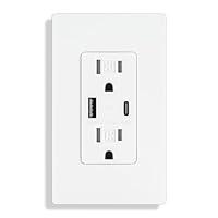 Algopix Similar Product 20 - BRILLTECH USB Wall Outlet 15 Amp UL