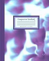 Algopix Similar Product 7 - Purple Swirls Composition Notebook Wide