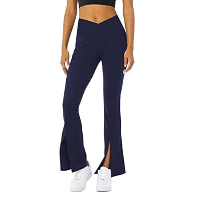 Best Deal for Women's Crossover Flare Leggings High Waisted Bootcut Yoga