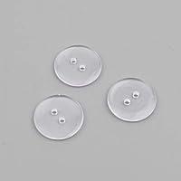 Algopix Similar Product 15 - 25 x Clear Plain Round 23mm Resin