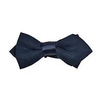 Algopix Similar Product 15 - Suede Bow Tie with Adjustable Band-Navy