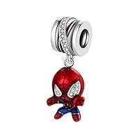 Algopix Similar Product 18 - EHEG Red Spider Hero Dangle Charms for