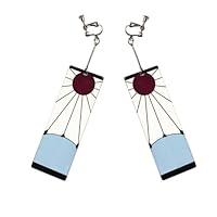 Algopix Similar Product 4 - Tanjiro Earring Tanjiro Ear Clip Anime