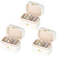 Algopix Similar Product 11 - KUKUVR 3 Pieces Small Travel Ring Box