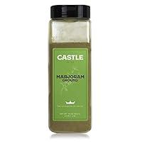 Algopix Similar Product 4 - Castle Foods Marjoram Ground, 10 Ounce
