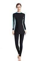 Algopix Similar Product 1 - KXCFCYS Modest Swimwear Long Sleeve