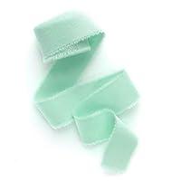 Algopix Similar Product 1 - Mint 12 inch wide 5 yds frayed edges