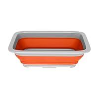 Algopix Similar Product 1 - Wakeman 10L Orange Collapsible Multiuse