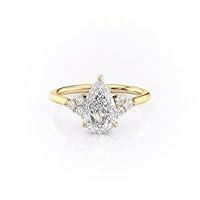 Algopix Similar Product 9 - Rikelus 1152253 Carat Center Pear