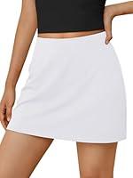 Algopix Similar Product 6 - Trendy Queen Womens White Skort Woman