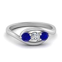Algopix Similar Product 5 - 55Carat Choose Your Gemstone 3 Stone