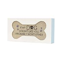 Algopix Similar Product 20 - AshleeOaks Farmhouse Wood Dog Sign