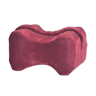 Foam Knee Pillow Leg Support Pillow with Straps for Side Sleepers 