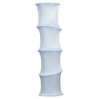 Algopix Similar Product 17 - White Swirl Luminescent Columns Photo