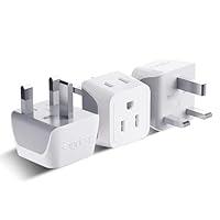 Algopix Similar Product 3 - Ceptics UK Travel Plug Adapter 2 in 1