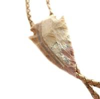 Algopix Similar Product 15 - Arrow Head Bolo Tie with Tan Leather