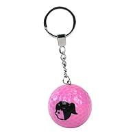 Algopix Similar Product 3 - Almencla Cute Golf Ball Keychain Key