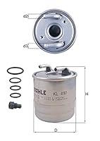 Algopix Similar Product 11 - MAHLE Original KL 490D Fuel Filter