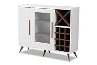 Algopix Similar Product 19 - Baxton Studio Pietro Wine Cabinet in