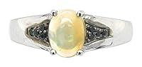 Algopix Similar Product 8 - Genuine Ethiopian Opal Cabochan Black