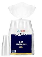 Algopix Similar Product 10 - 300 Pack 7 Ounce Clear Plastic