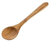 Algopix Similar Product 6 - Cilio Olive Wood Soup Spoon, 12-Inch