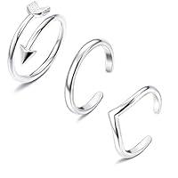 Algopix Similar Product 2 - FIBO STEEL 318 Pcs Open Toe Rings for