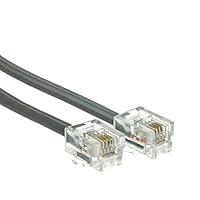 Algopix Similar Product 15 - 2 feet Telephone Cord Data RJ11 Gold