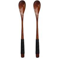 Algopix Similar Product 1 - 2PCS Brown Length 75inch Wood Coffee