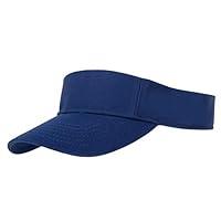 Algopix Similar Product 20 - Royal Blue Sun Visor Hat - Single Piece