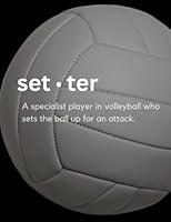 Algopix Similar Product 5 - Volleyball Setter Composition Notebook