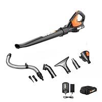 Algopix Similar Product 12 - WORX 20V Cordless Leaf Blower WG5451