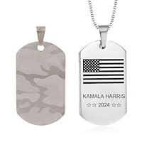 Algopix Similar Product 3 - YLYYJ Kamala Harris 2024 Necklace for