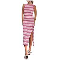 Algopix Similar Product 13 - AGWOLF Casual Dresses for Women Striped