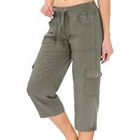Algopix Similar Product 14 - Cargo Pants Women Hiking Capri Pants