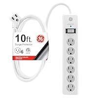 Algopix Similar Product 2 - GE 6Outlet Surge Protector 2 Pack 10