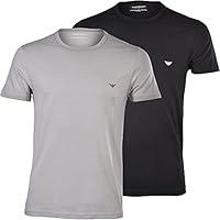Algopix Similar Product 5 - Emporio Armani Mens Lounge 2 Pack Crew