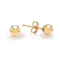 Algopix Similar Product 19 - Becca Code 14k Yellow Gold Hollow Ball