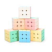 Algopix Similar Product 5 - 6 Pack Speed Cube 3x3 Set Stickerless
