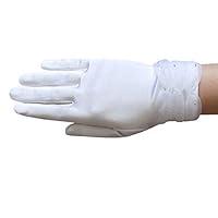 Algopix Similar Product 16 - ZAZA BRIDAL Girls Satin Gloves with