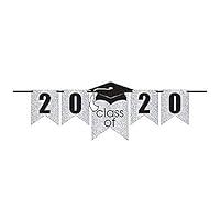 Algopix Similar Product 2 - Amscan Class of 2020 Glitter Pennant