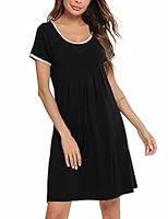 Algopix Similar Product 1 - SWOMOG Gowns for Women Sleepwear Raglan