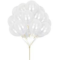 Algopix Similar Product 8 - White Balloons HoveBeaty 12 Inches