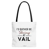Algopix Similar Product 2 - Id Rather Be Snow Skiing At Vail Toe Bag