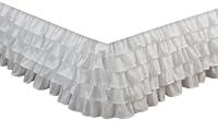 Algopix Similar Product 17 - Greenland Home MultiRuffle Bed Skirt