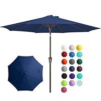 Algopix Similar Product 19 - JEAREY 9FT Outdoor Patio Umbrella