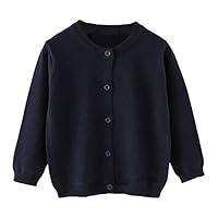Algopix Similar Product 10 - Little Girl Knit Cardigan Sweater 