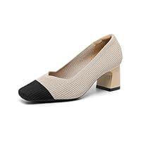 Algopix Similar Product 19 - WIRALOMI Womens Tan Heels Comfortable