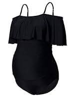 Algopix Similar Product 6 - Bhome Maternity Bathing Suit One Piece