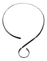 Algopix Similar Product 8 - Shiny Silver S Hook Swirl 5mm Neckwire